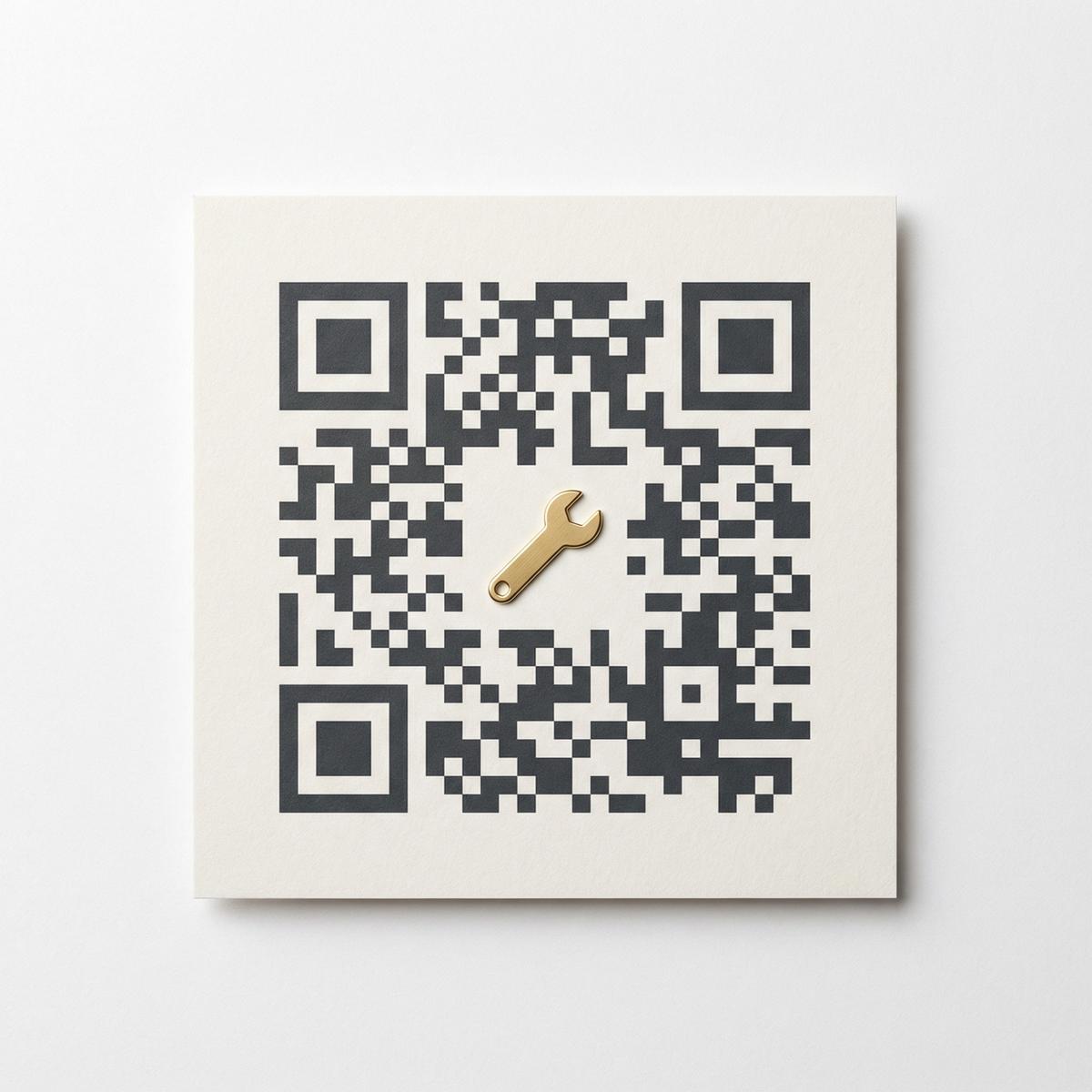 高清3D动漫商务二维码